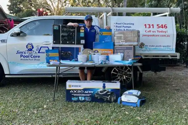 Townsville Pool Care Equipment and Van